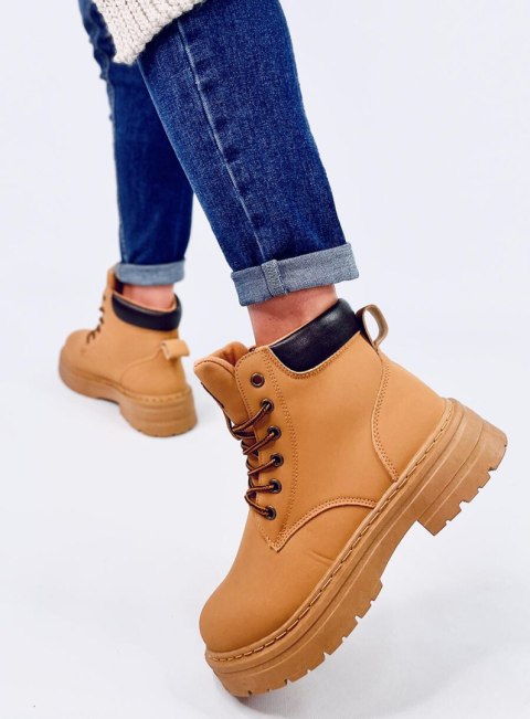 Traperki damskie timberki KELLERS CAMEL Traperki damskie timberki KELLERS CAMEL