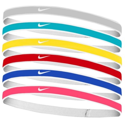 Opaski na głowę Nike Swoosh Sport 6 szt. N1002021406OS Opaski na głowę Nike Swoosh Sport 6 szt. N1002021406OS