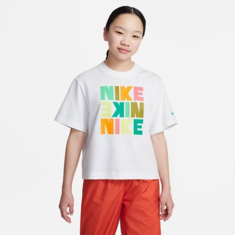 Koszulka Nike Sportswear Jr DZ3579-101 Koszulka Nike Sportswear Jr DZ3579-101