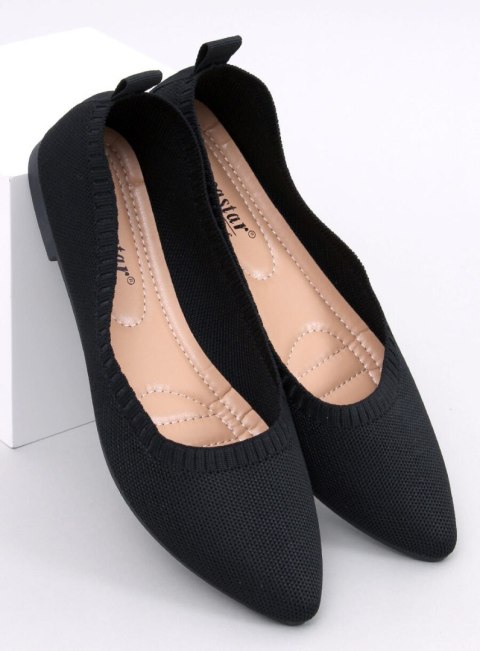 Baleriny ażurowe KREISS BLACK Baleriny ażurowe KREISS BLACK