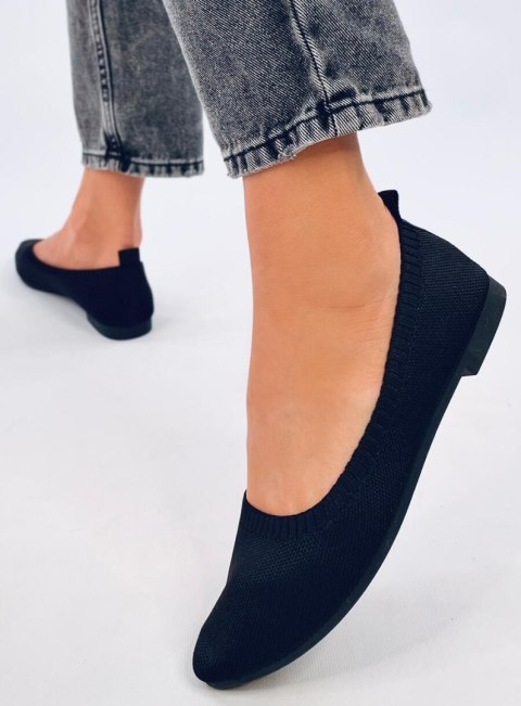 Baleriny ażurowe KREISS BLACK Baleriny ażurowe KREISS BLACK