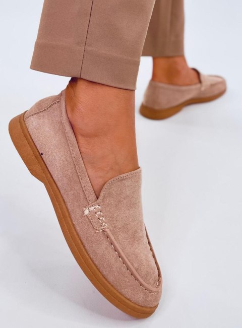 Mięciutkie mokasyny damskie JUSTT BEIGE Mięciutkie mokasyny damskie JUSTT BEIGE