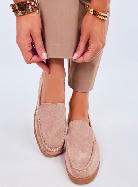 Mięciutkie mokasyny damskie JUSTT BEIGE Mięciutkie mokasyny damskie JUSTT BEIGE