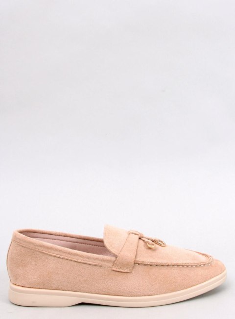 Miękkie mokasyny zamszowe ROBINS BEIGE Miękkie mokasyny zamszowe ROBINS BEIGE