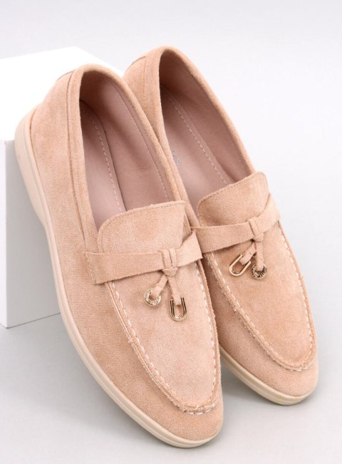 Miękkie mokasyny zamszowe ROBINS BEIGE Miękkie mokasyny zamszowe ROBINS BEIGE