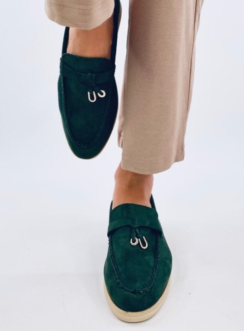Miękkie mokasyny zamszowe ROBINS GREEN Miękkie mokasyny zamszowe ROBINS GREEN