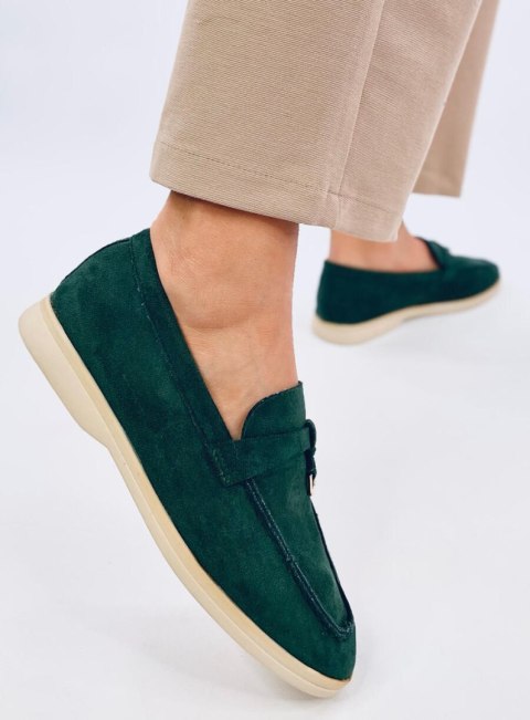 Miękkie mokasyny zamszowe ROBINS GREEN Miękkie mokasyny zamszowe ROBINS GREEN