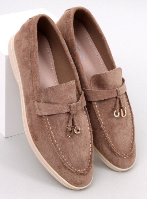 Miękkie mokasyny zamszowe ROBINS KHAKI Miękkie mokasyny zamszowe ROBINS KHAKI