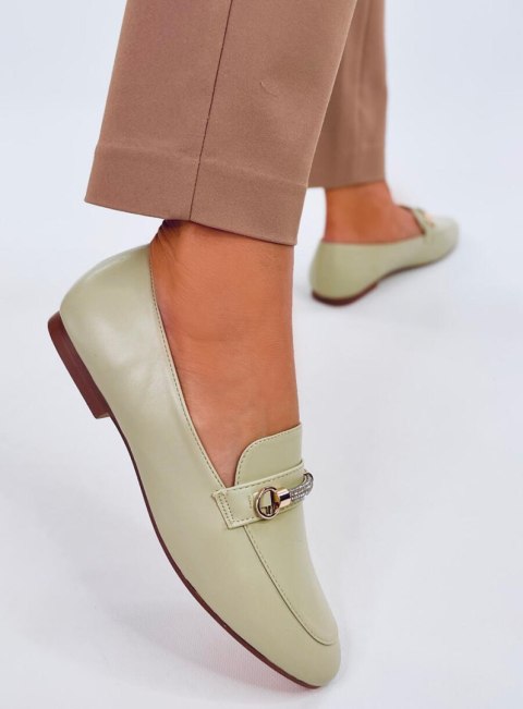 Mokasyny damskie GESSA GREEN Mokasyny damskie GESSA GREEN