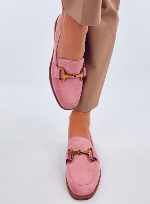 Mokasyny damskie LINDA PINK Mokasyny damskie LINDA PINK