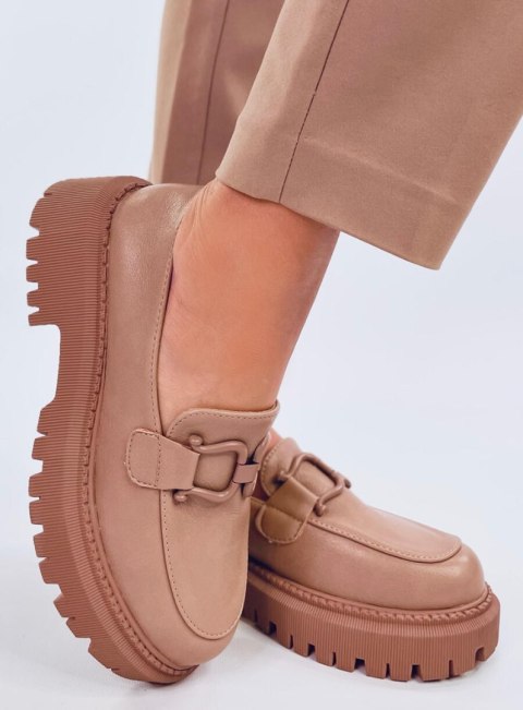 Mokasyny na platformie ELKEN KHAKI Mokasyny na platformie ELKEN KHAKI