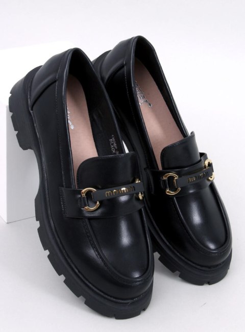 Mokasyny na platformie EMINA BLACK Mokasyny na platformie EMINA BLACK