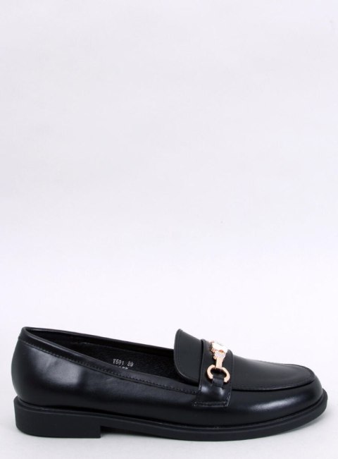Mokasyny z misiami GRACESS BLACK Mokasyny z misiami GRACESS BLACK