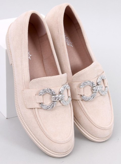 Mokasyny zamszowe klasyczne DAIMER BEIGE Mokasyny zamszowe klasyczne DAIMER BEIGE