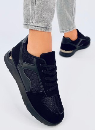 Sneakersy damskie leciutkie DOLEH BLACK