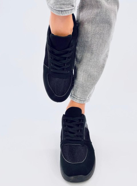 Sneakersy damskie leciutkie DOLEH BLACK