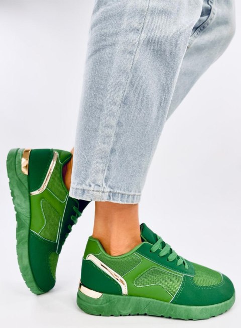 Sneakersy damskie leciutkie DOLEH GREEN Sneakersy damskie leciutkie DOLEH GREEN