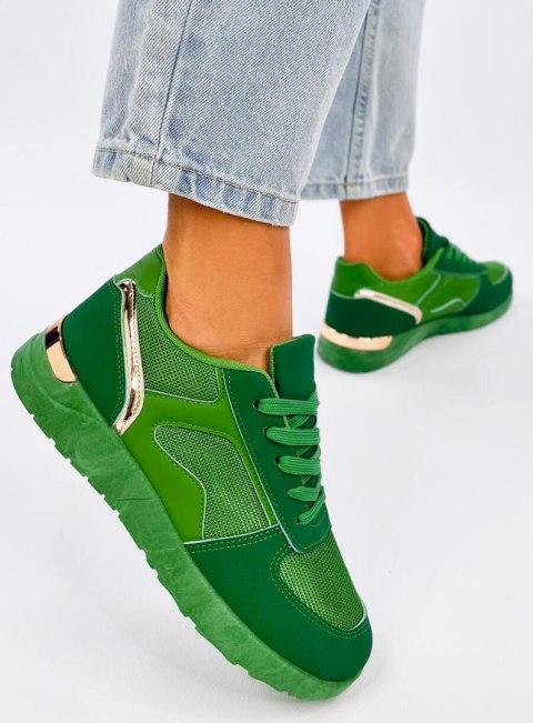 Sneakersy damskie leciutkie DOLEH GREEN Sneakersy damskie leciutkie DOLEH GREEN