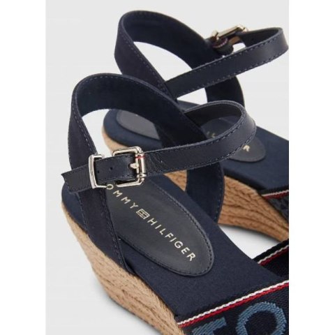 Sandały Tommy Hilfiger Webbing Low Wedge Sandal W FW0FW06297