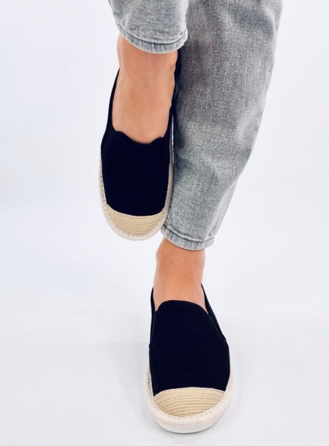 Espadryle damskie ALBA BLACK Espadryle damskie ALBA BLACK