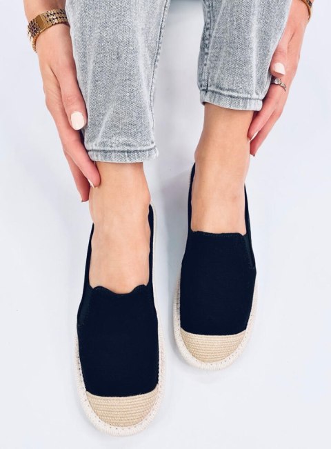 Espadryle damskie ALBA BLACK Espadryle damskie ALBA BLACK