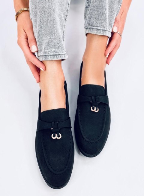 Mokasyny damskie ANTONISA BLACK Mokasyny damskie ANTONISA BLACK