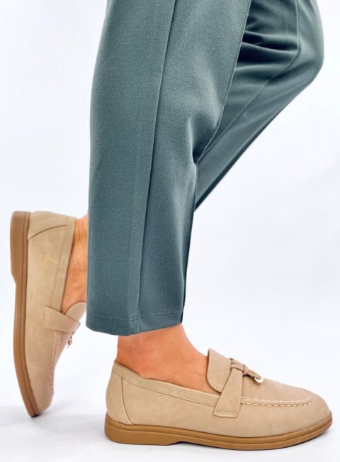 Mokasyny damskie ANTONISA KHAKI Mokasyny damskie ANTONISA KHAKI