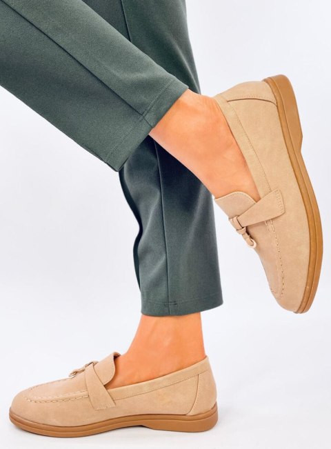 Mokasyny damskie ANTONISA KHAKI Mokasyny damskie ANTONISA KHAKI