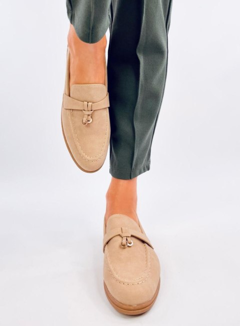 Mokasyny damskie ANTONISA KHAKI Mokasyny damskie ANTONISA KHAKI