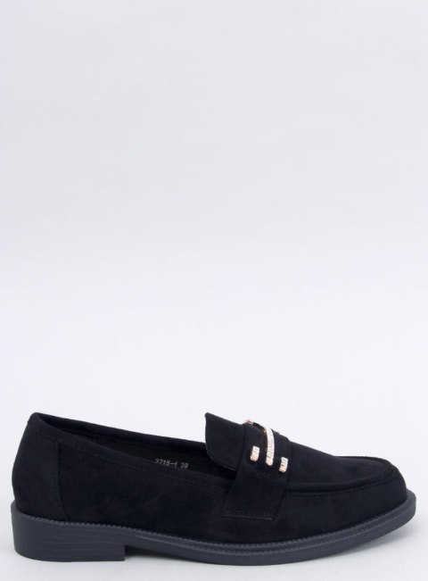 Mokasyny damskie FERDIS BLACK Mokasyny damskie FERDIS BLACK