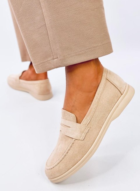 Mokasyny damskie FOREST BEIGE Mokasyny damskie FOREST BEIGE