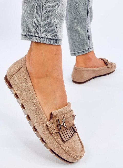 Mokasyny damskie LEIF KHAKI Mokasyny damskie LEIF KHAKI