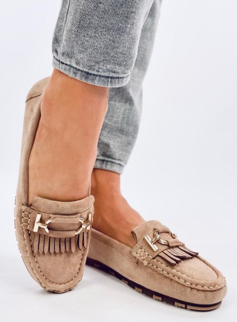 Mokasyny damskie LEIF KHAKI Mokasyny damskie LEIF KHAKI