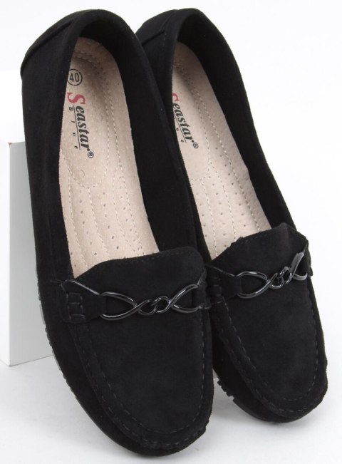 Mokasyny damskie SAGA BLACK Mokasyny damskie SAGA BLACK