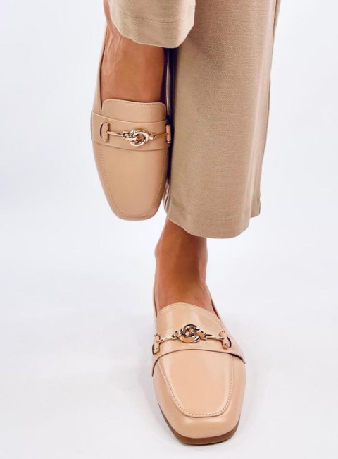 Mokasyny damskie TANSY KHAKI Mokasyny damskie TANSY KHAKI