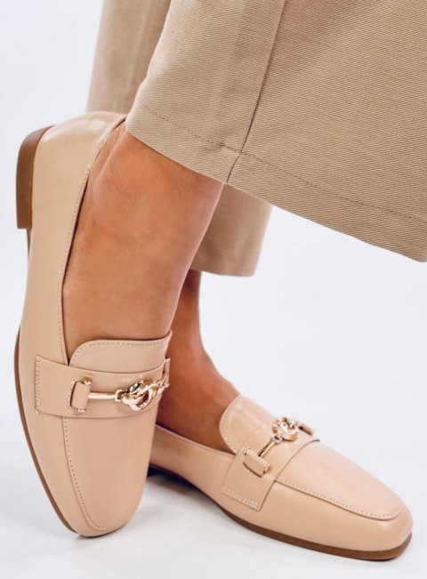 Mokasyny damskie TANSY KHAKI Mokasyny damskie TANSY KHAKI