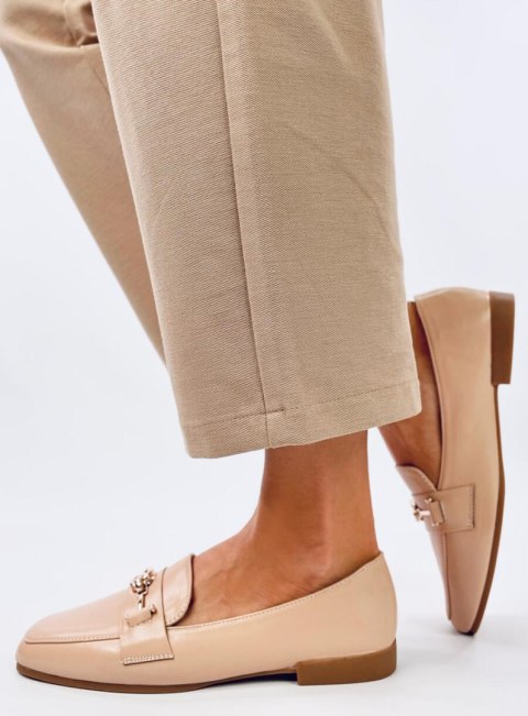 Mokasyny damskie TANSY KHAKI Mokasyny damskie TANSY KHAKI
