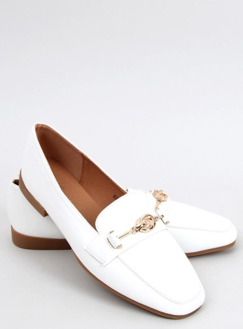 Mokasyny damskie TANSY WHITE Mokasyny damskie TANSY WHITE