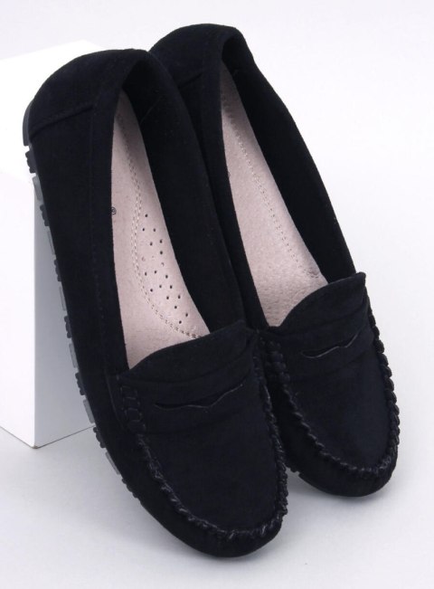 Mokasyny damskie zamszowe ANAYA BLACK Mokasyny damskie zamszowe ANAYA BLACK