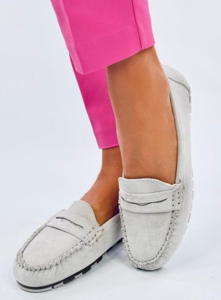 Mokasyny damskie zamszowe ANAYA GREY