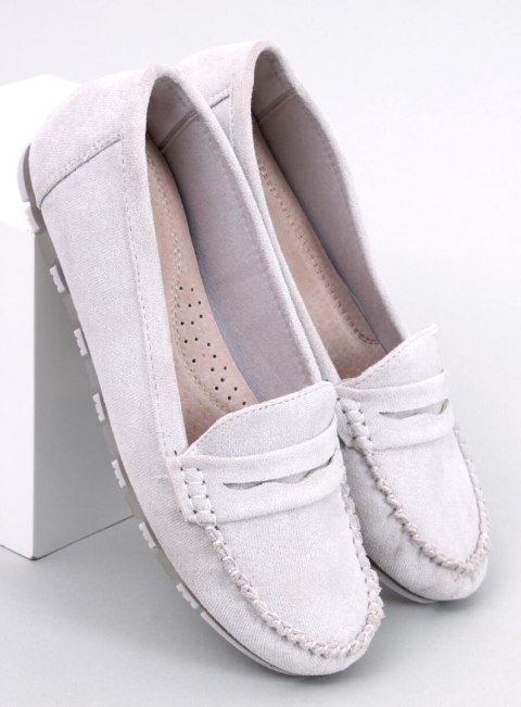 Mokasyny damskie zamszowe ANAYA GREY Mokasyny damskie zamszowe ANAYA GREY