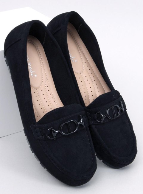 Mokasyny damskie zamszowe TRABEI BLACK Mokasyny damskie zamszowe TRABEI BLACK
