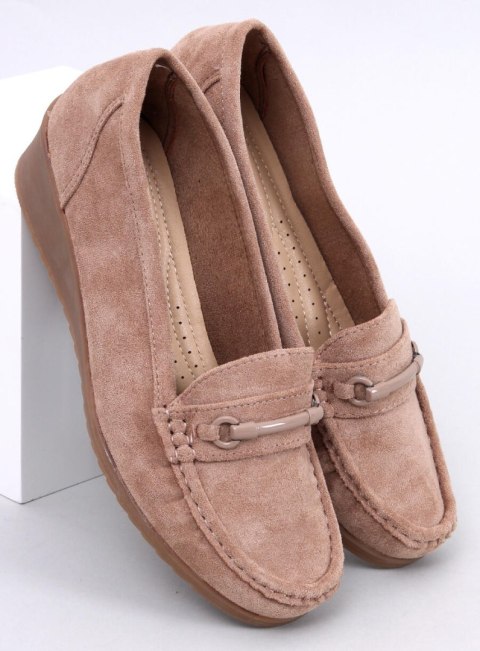 Mokasyny na koturnie INDIAN KHAKI Mokasyny na koturnie INDIAN KHAKI