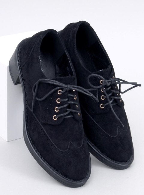 Mokasyny na obcasie VEDRA BLACK Mokasyny na obcasie VEDRA BLACK