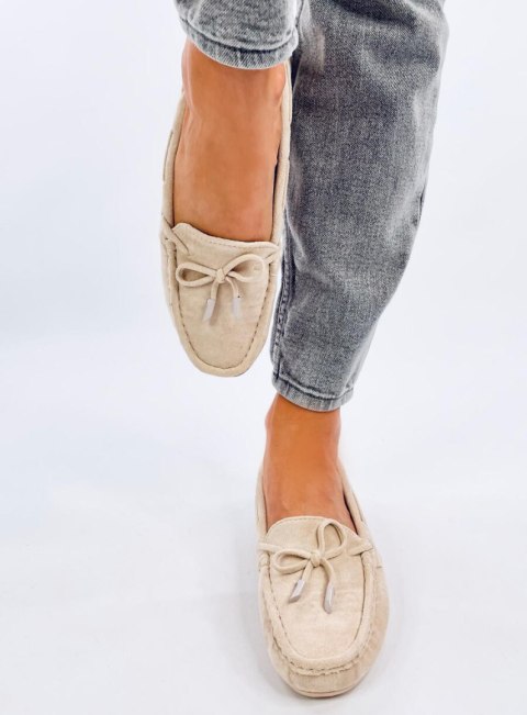 Mokasyny zamszowe WARDS BEIGE Mokasyny zamszowe WARDS BEIGE