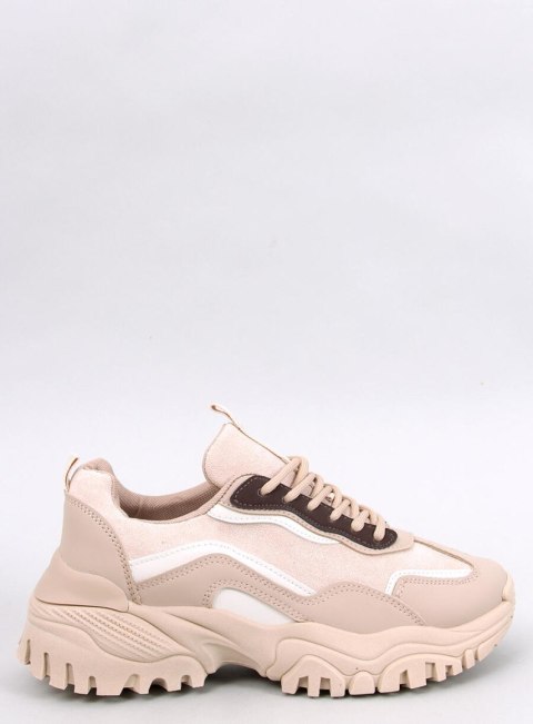 Sneakersy damskie LAMMES KHAKI Sneakersy damskie LAMMES KHAKI