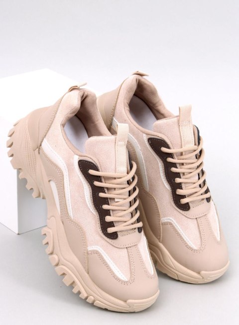 Sneakersy damskie LAMMES KHAKI Sneakersy damskie LAMMES KHAKI