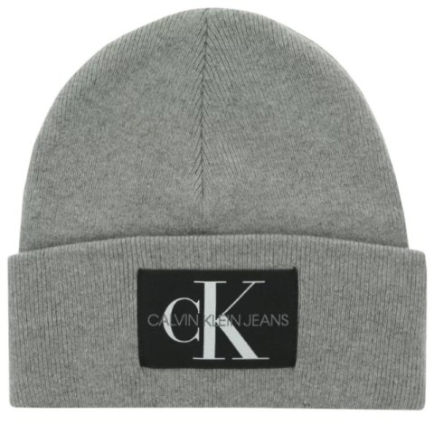 Czapka Calvin Klein Jeans Monologo Patch Non-Rib Beanie K50K506246