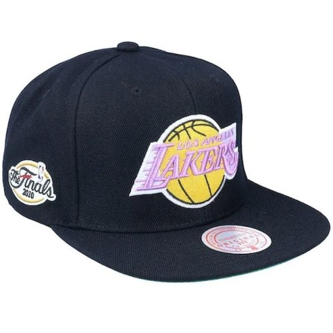 Czapka z daszkiem Mitchell & Ness NBA Los Angeles Lakers Top Spot Snapback Hwc Lakers HHSS2976-LALYYPPPBLCK