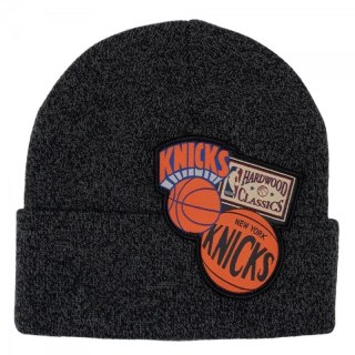 Czapka Mitchell & Ness New York Knicks NBA XL Logo Patch Knit Hwc Knicks HCFK4341-NYKYYPPPBLCK